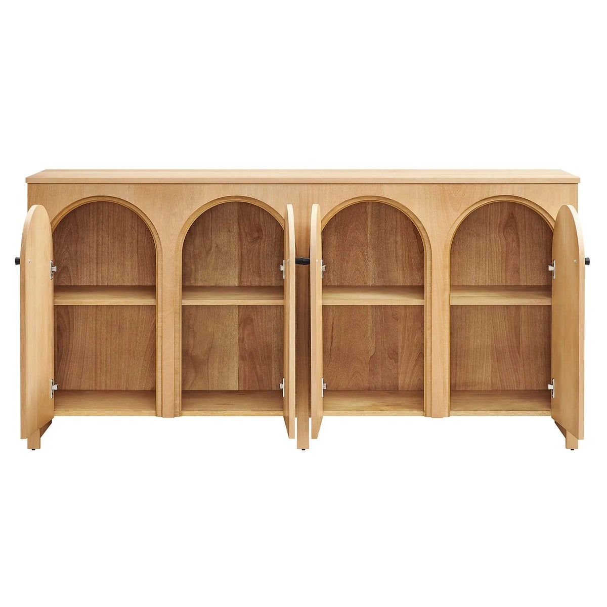 Appia Wood Grain 4-Door Sideboard Storage Cabinet by Modway by HouseOfZazla