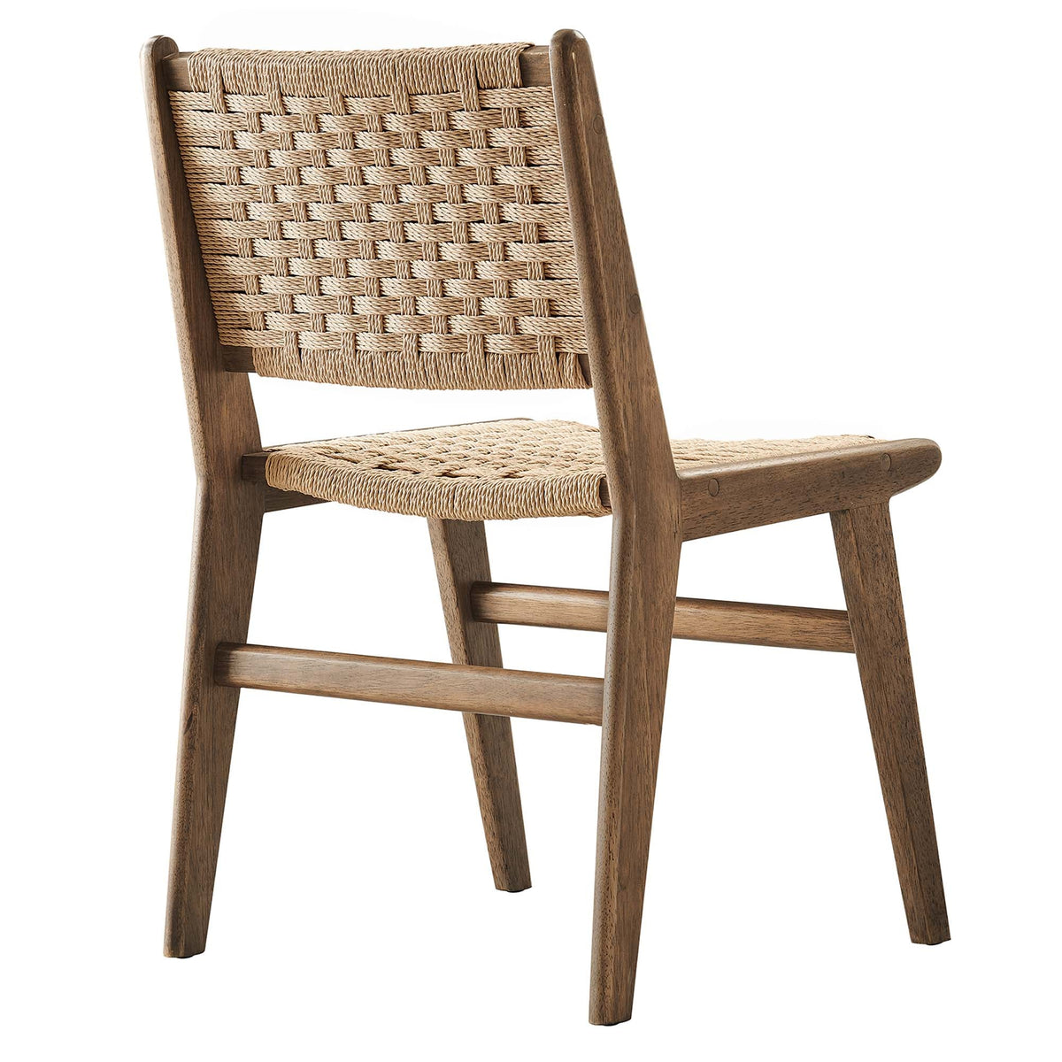 Saoirse Woven Rope Wood Dining Side Chair Set of 2 by Modway, photo 39 of 40