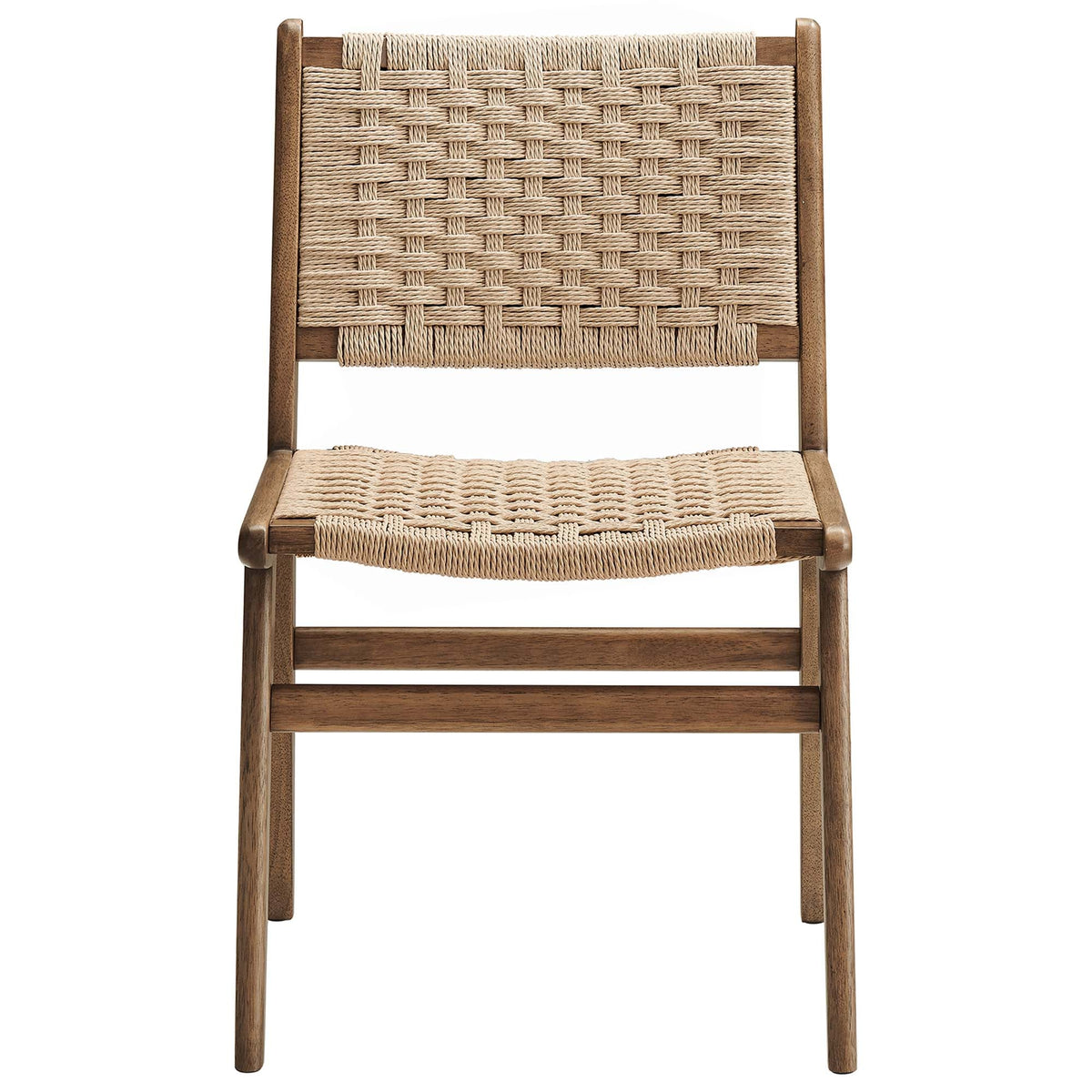 Saoirse Woven Rope Wood Dining Side Chair Set of 2 by Modway, photo 40 of 40
