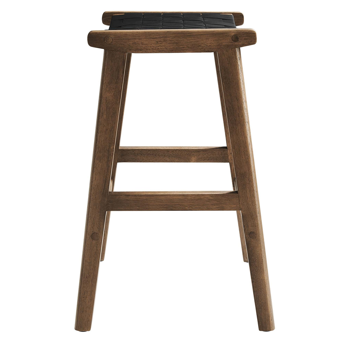 Saoirse Faux Leather Wood Counter Stool Set of 2 by Modway, photo 15 of 30