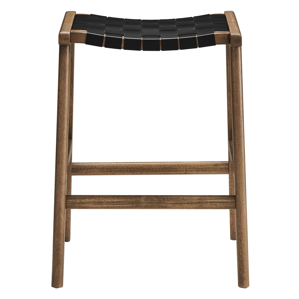 Saoirse Faux Leather Wood Counter Stool Set of 2 by Modway, photo 16 of 30
