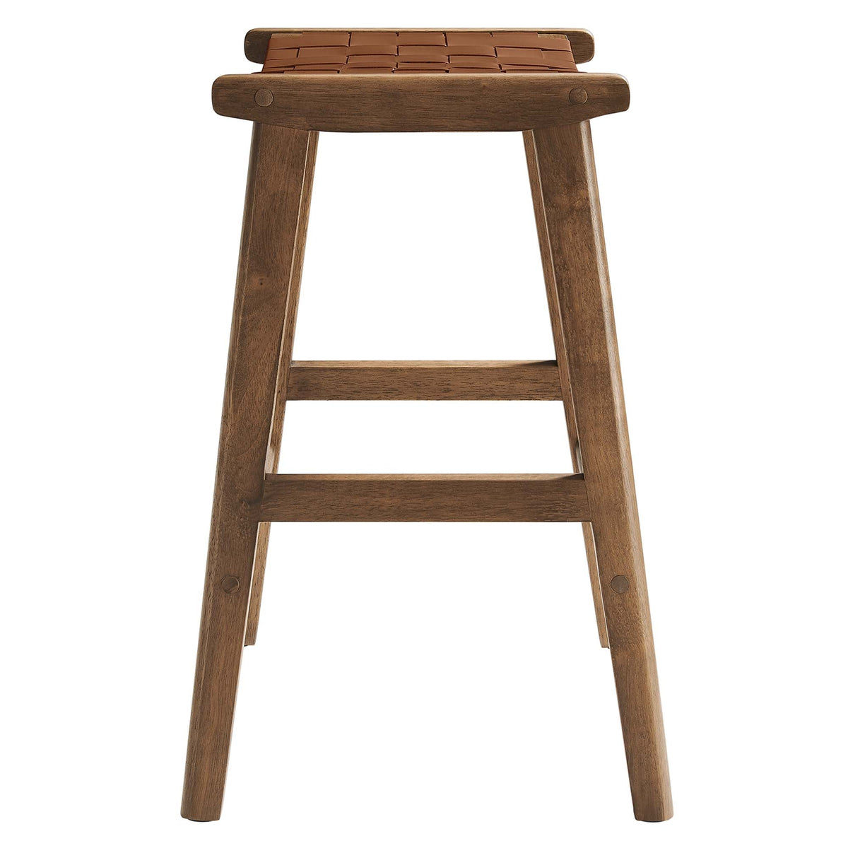 Saoirse Faux Leather Wood Counter Stool Set of 2 by Modway, photo 25 of 30