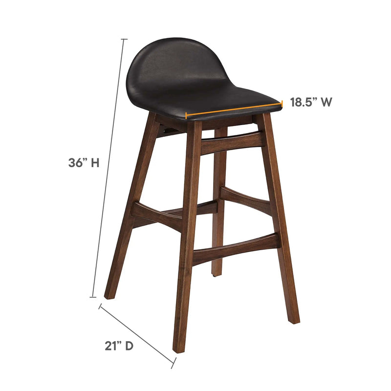 Juno Wood Bar Stool Set of 2 by Modway by HouseOfZazla