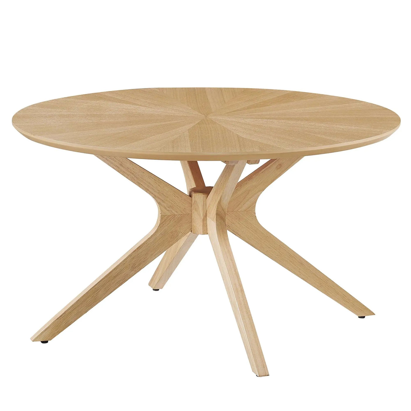 Crossroads Round Wood Coffee Table by Modway by HouseOfZazla