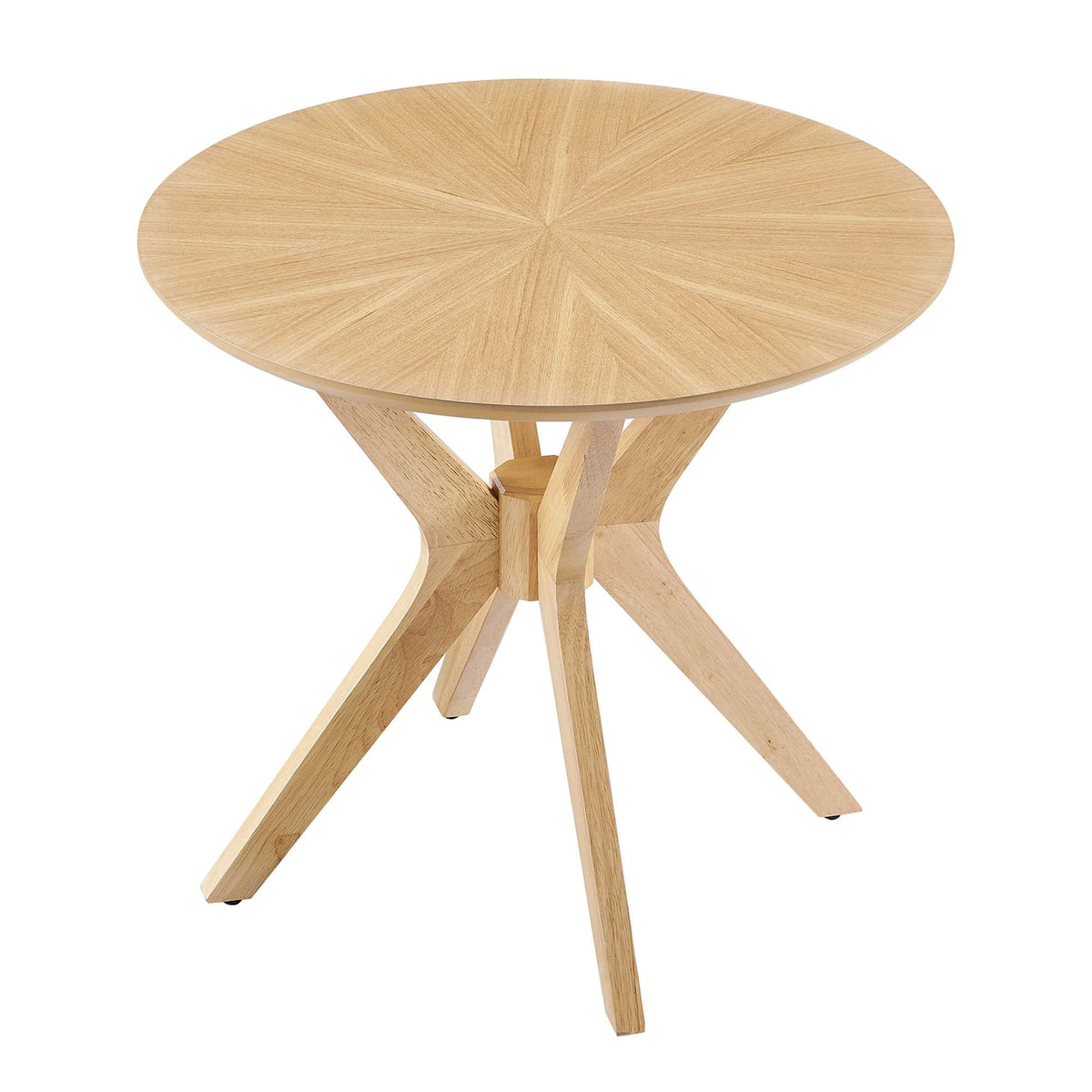 Crossroads 24" Round Wood Side Table by Modway, photo 13 of 26