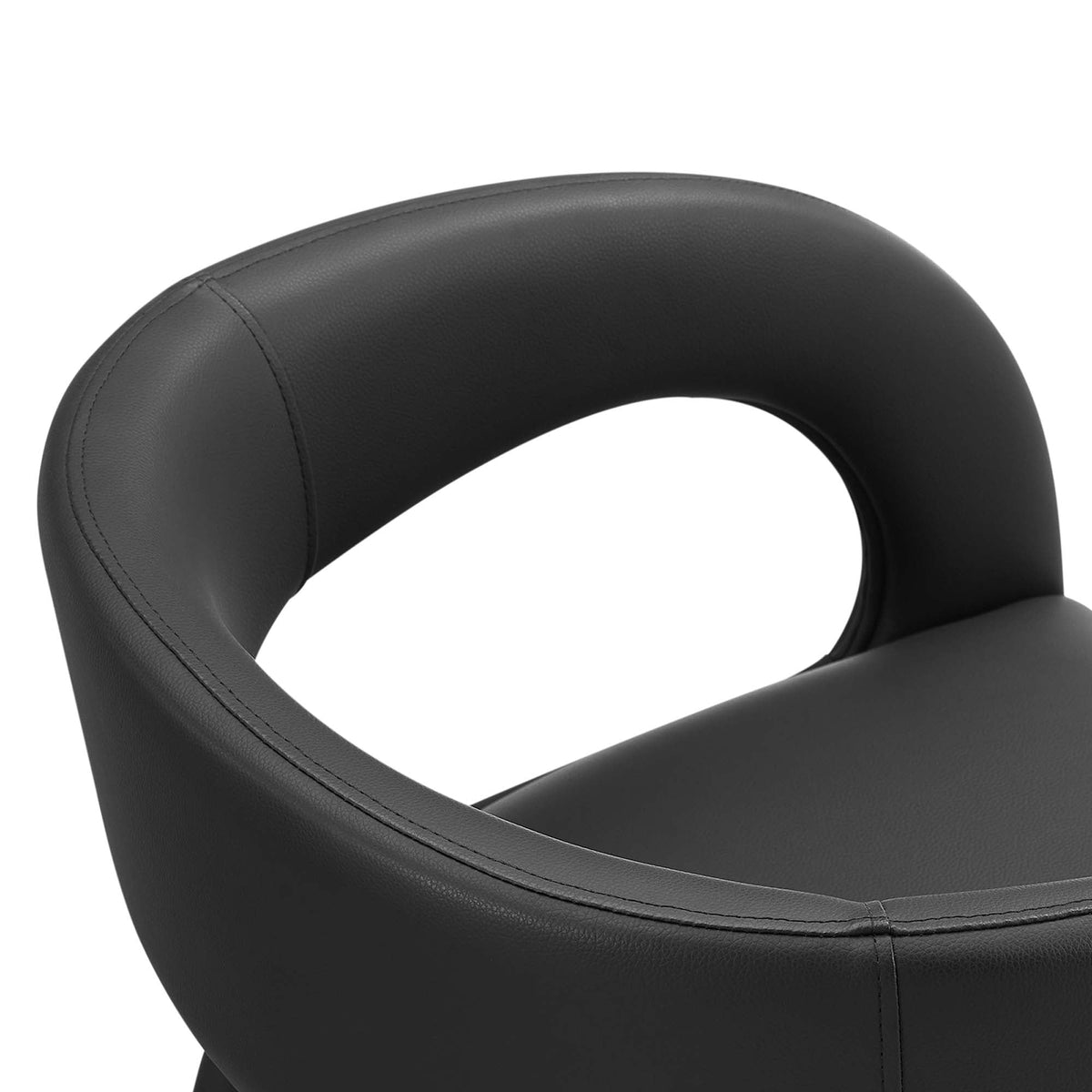 Pinnacle Vegan Leather Dining Chair Set of 2 by Modway, photo 7 of 20