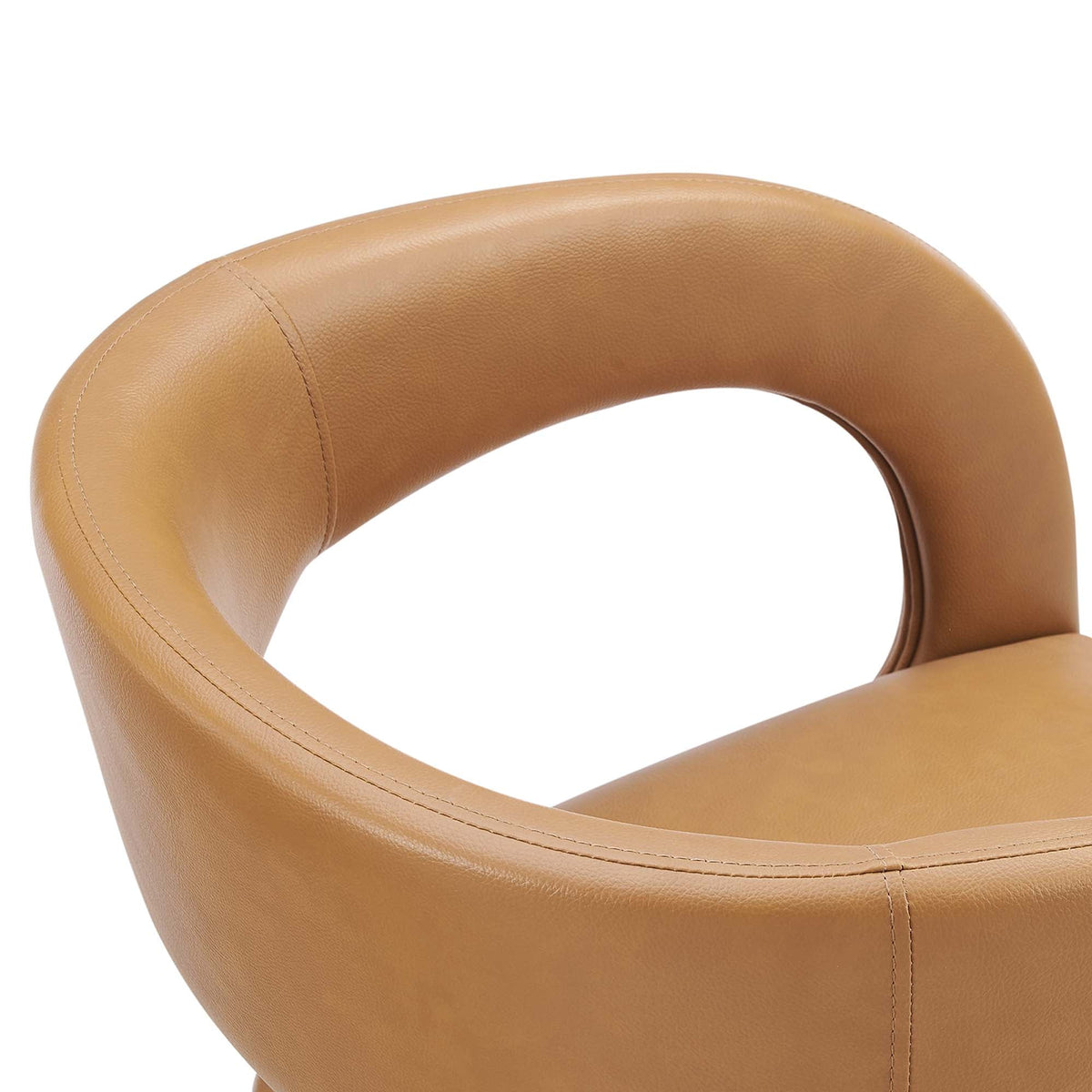 Pinnacle Vegan Leather Dining Chair Set of 2 by Modway, photo 17 of 20