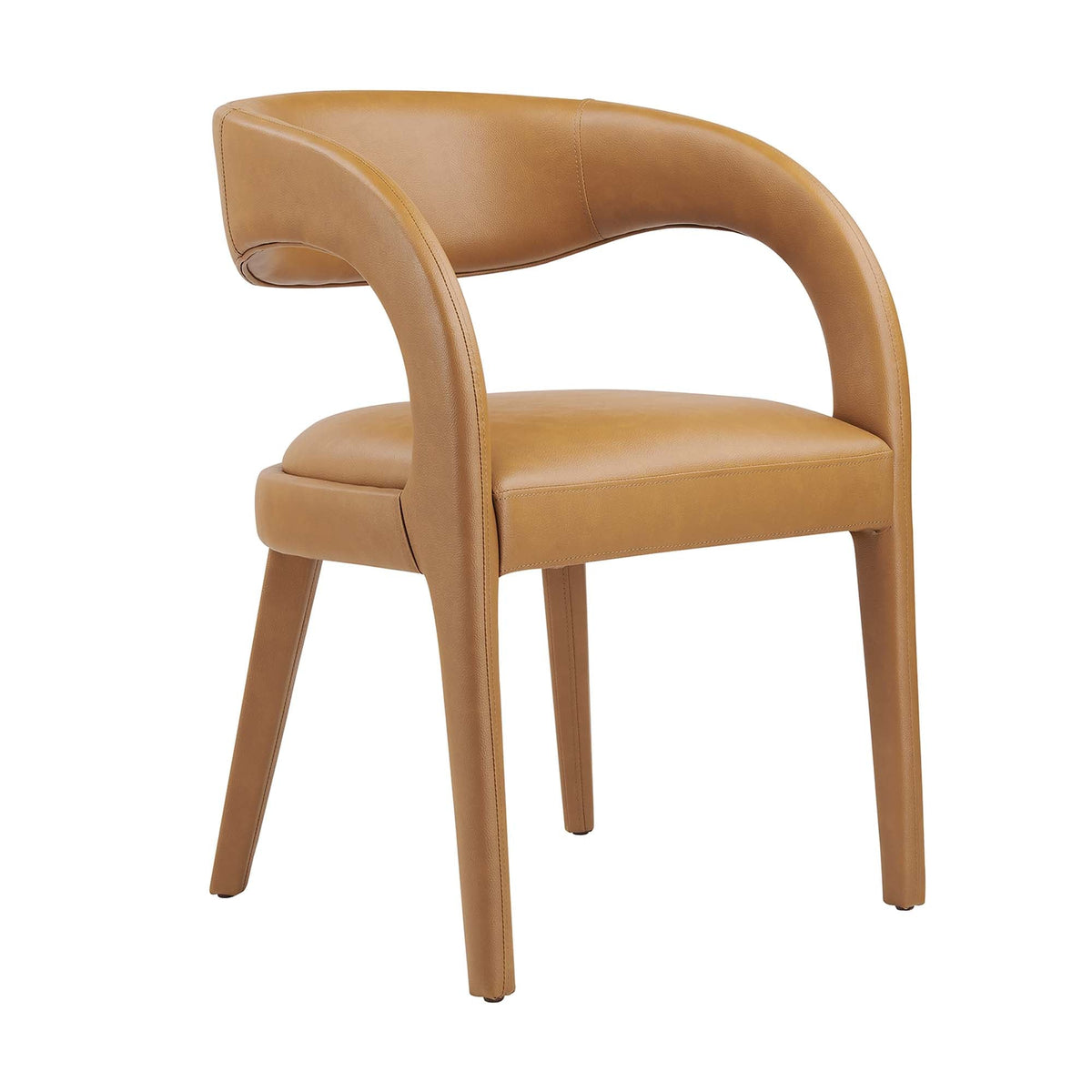Pinnacle Vegan Leather Dining Chair Set of 2 by Modway, photo 18 of 20
