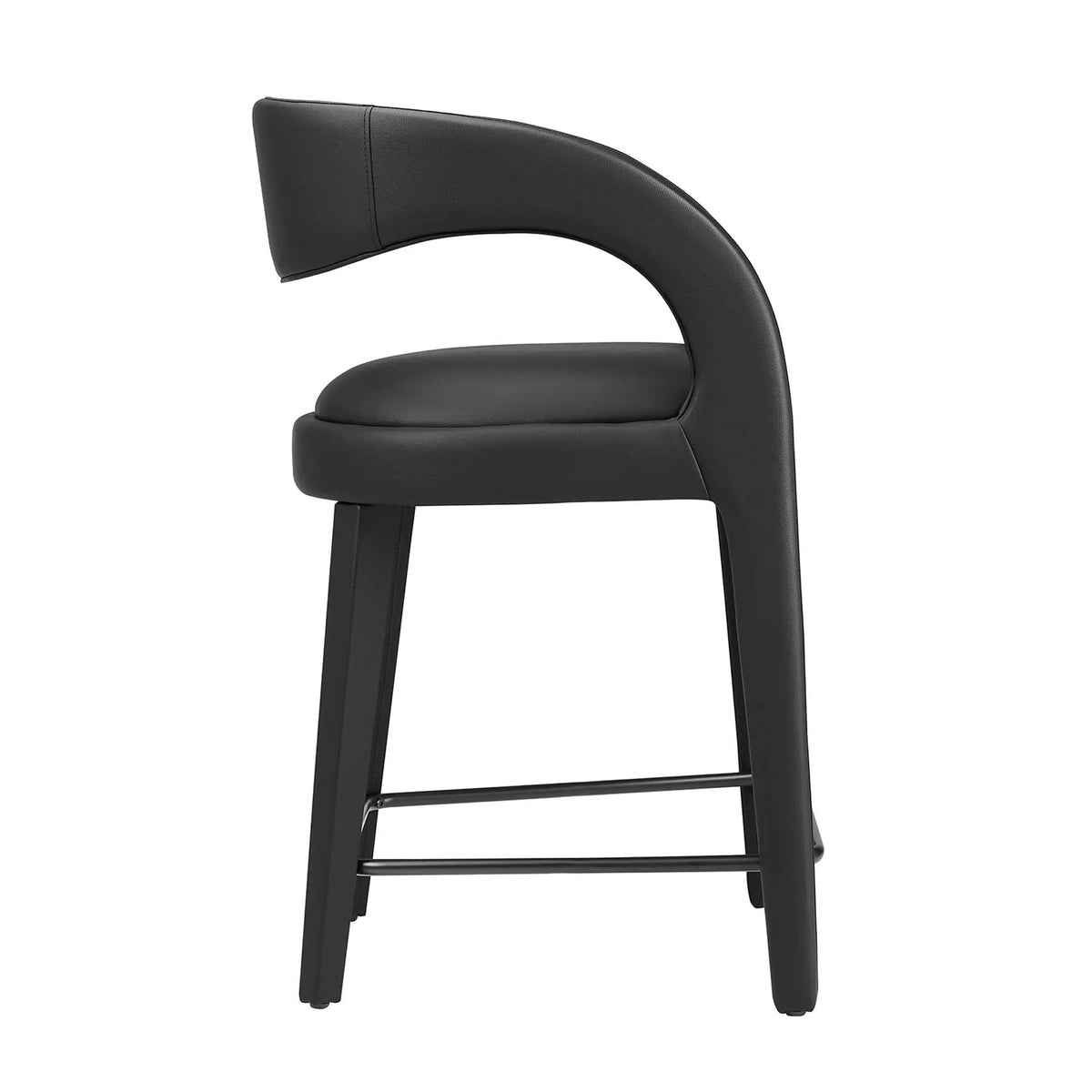 Pinnacle Vegan Leather Counter Stool Set of 2 by Modway by HouseOfZazla