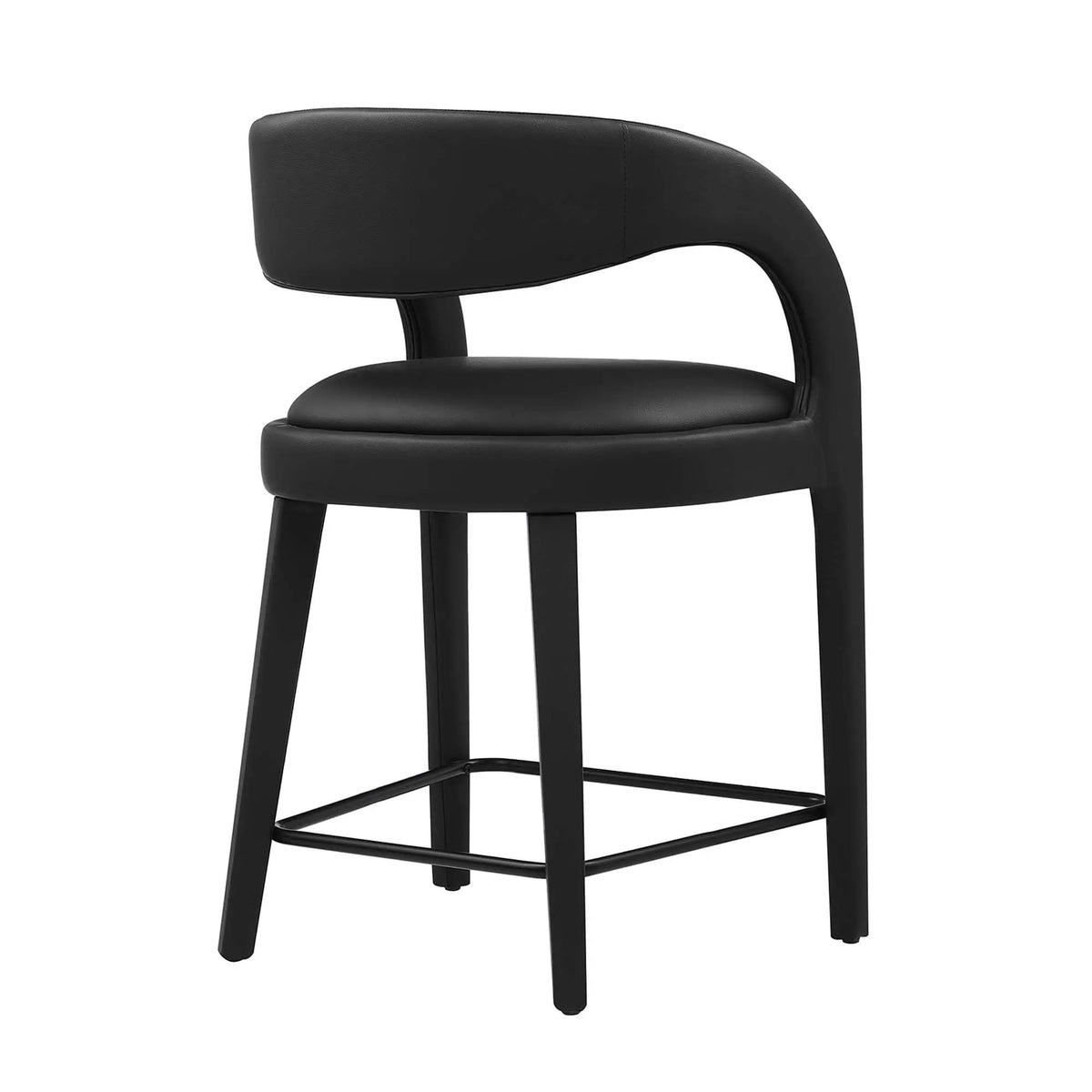 Pinnacle Vegan Leather Counter Stool Set of 2 by Modway by HouseOfZazla