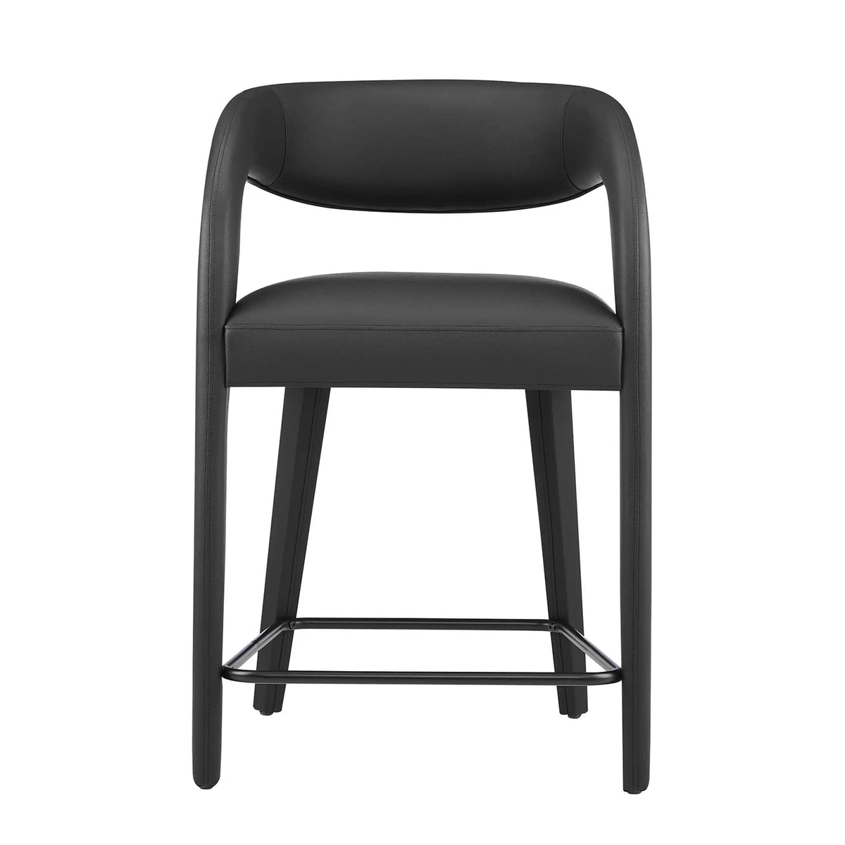 Pinnacle Vegan Leather Counter Stool Set of 2 by Modway by HouseOfZazla