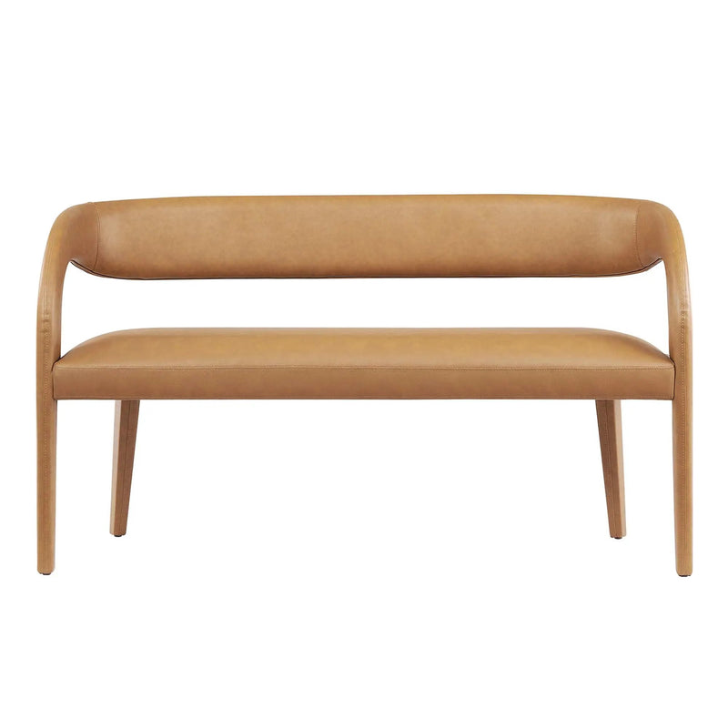 Pinnacle Vegan Leather Accent Bench by Modway by HouseOfZazla