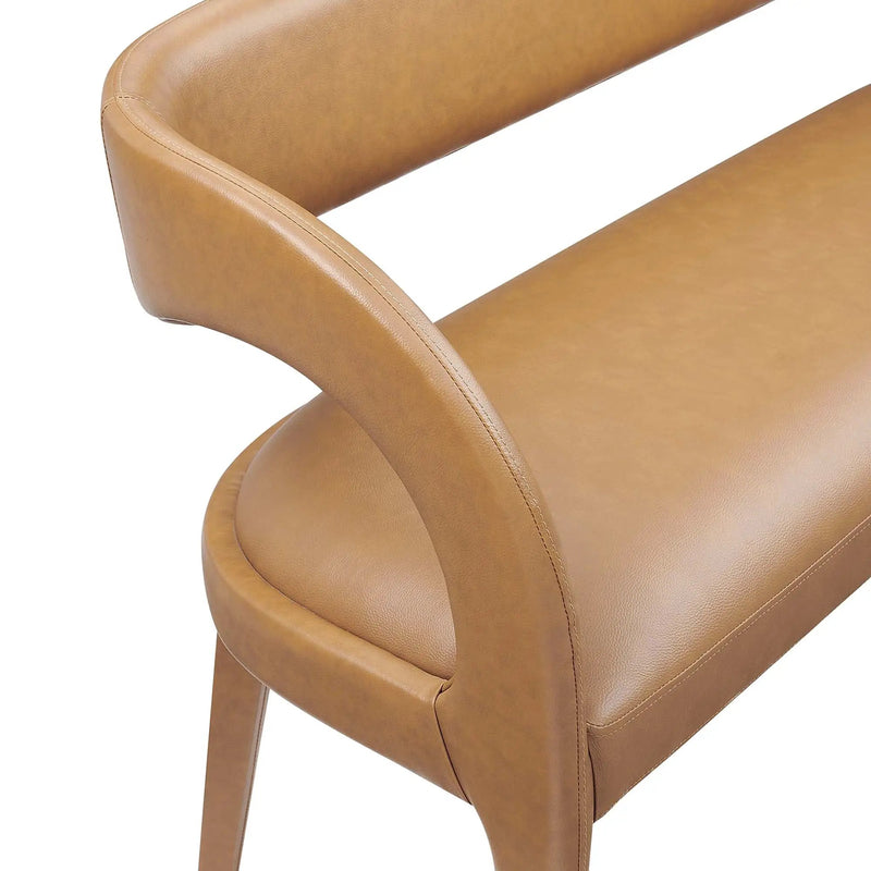 Pinnacle Vegan Leather Accent Bench by Modway by HouseOfZazla