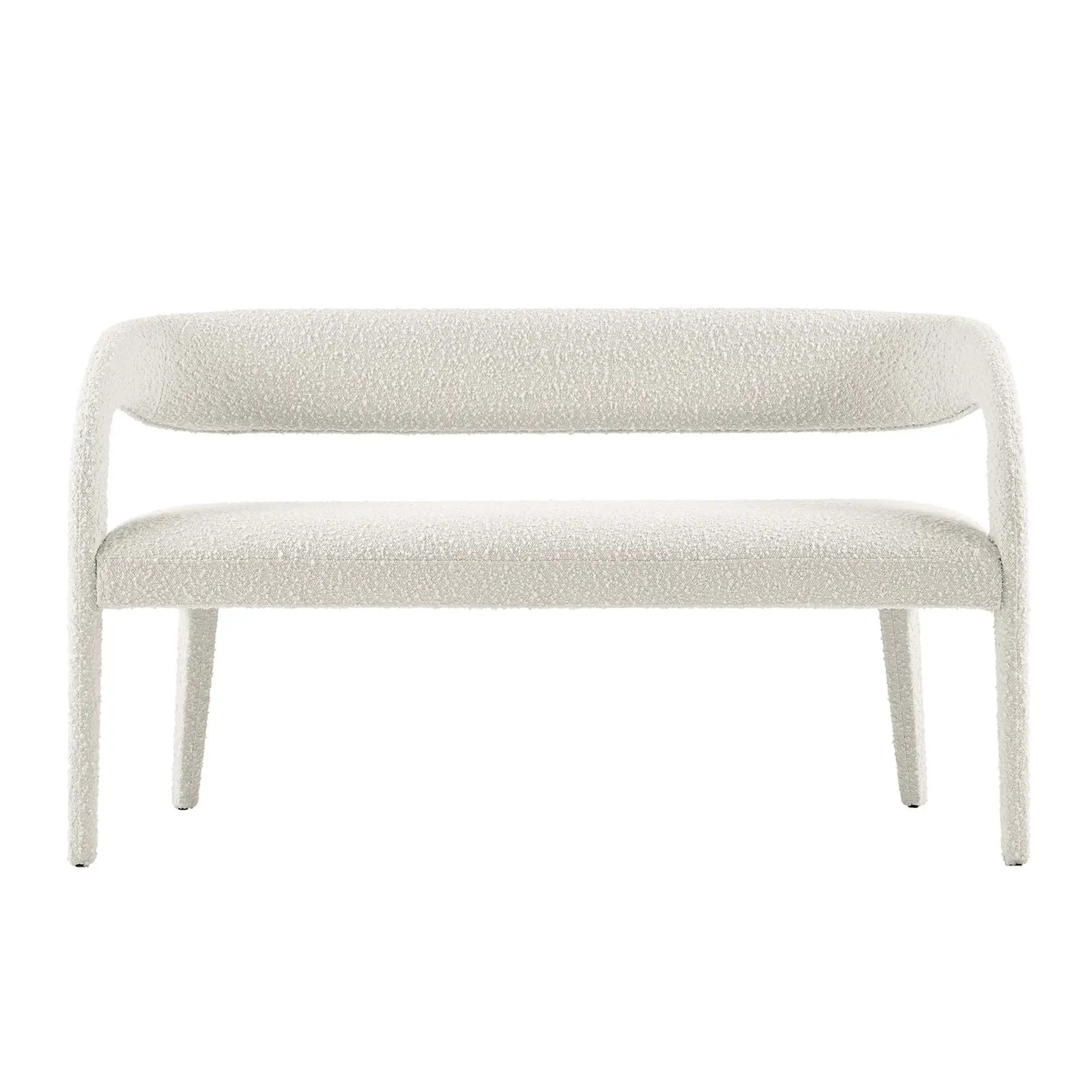 Pinnacle Boucle Fabric Accent Bench by Modway by HouseOfZazla