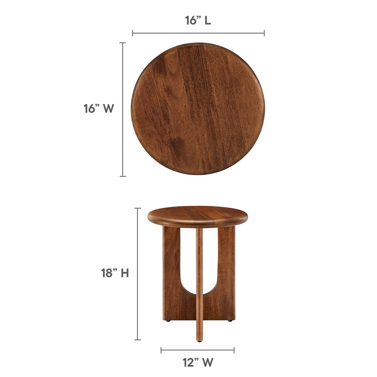 Rivian Round Side Table by Modway, photo 12 of 18