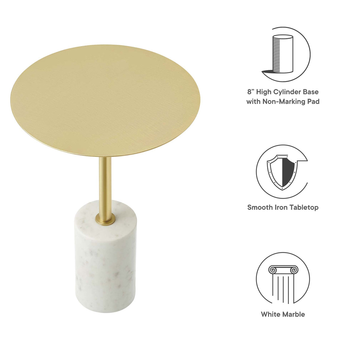 Lyric Round Side Table by Modway, photo 14 of 33