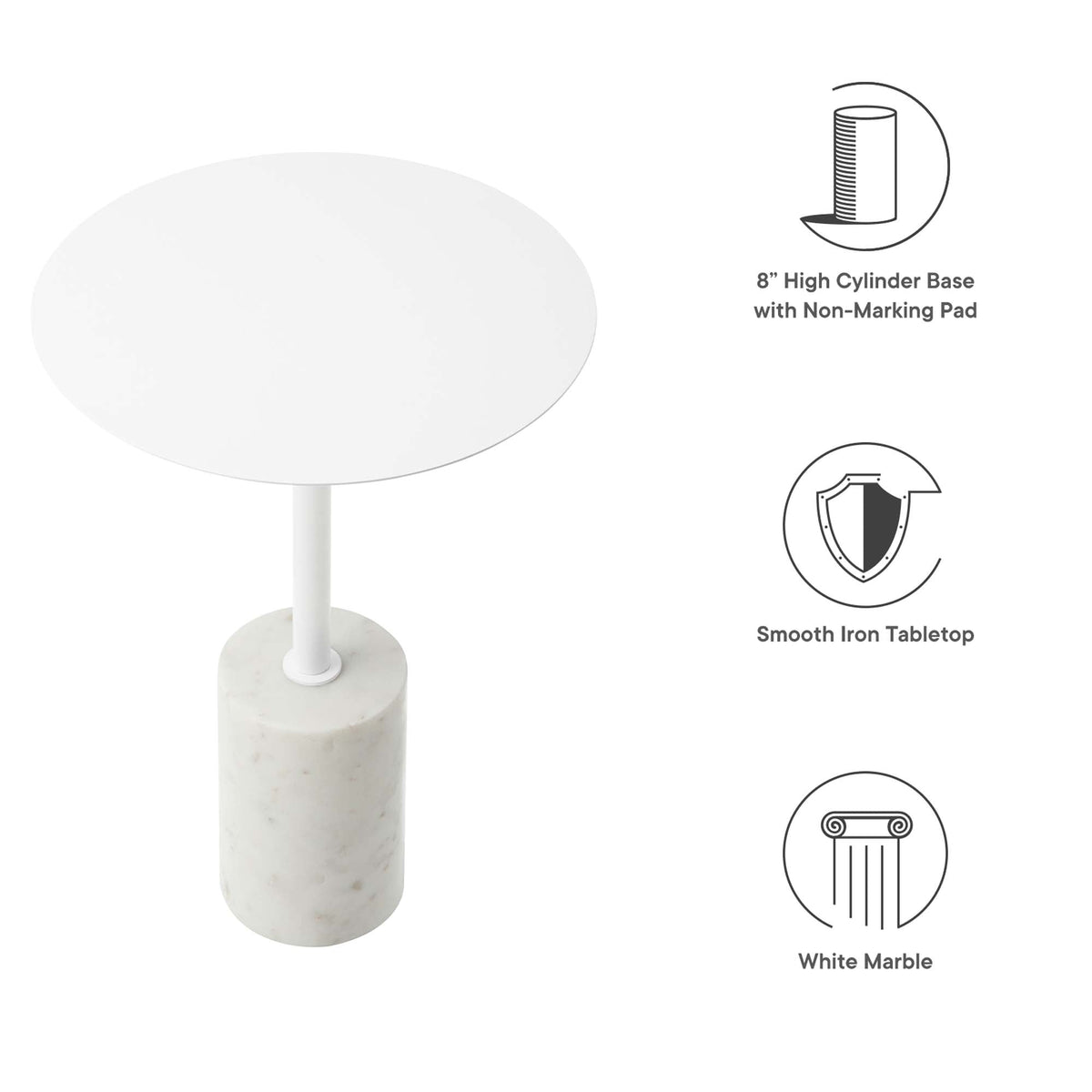 Lyric Round Side Table by Modway, photo 25 of 33
