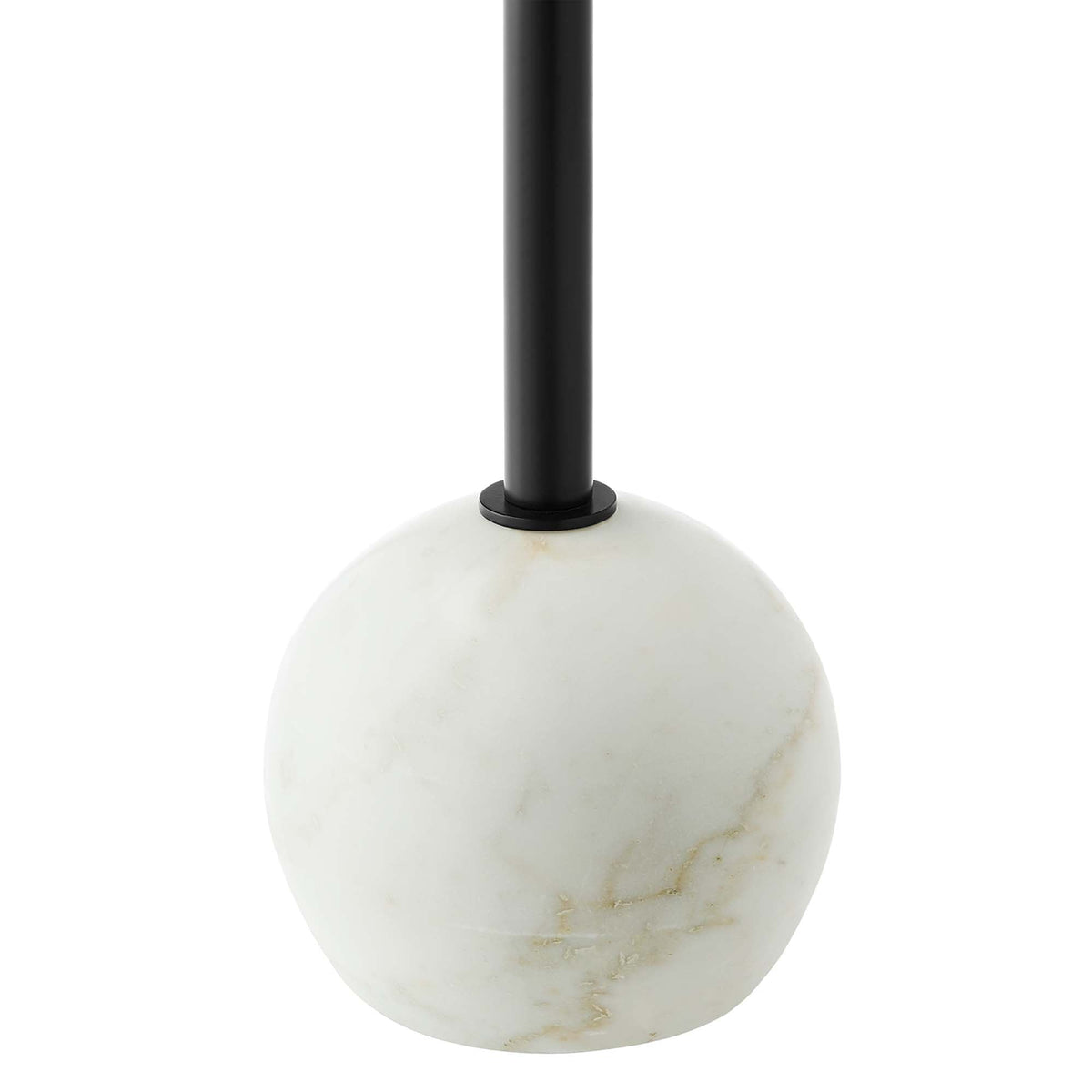 Aliza Round White Marble Side Table by Modway, photo 7 of 30