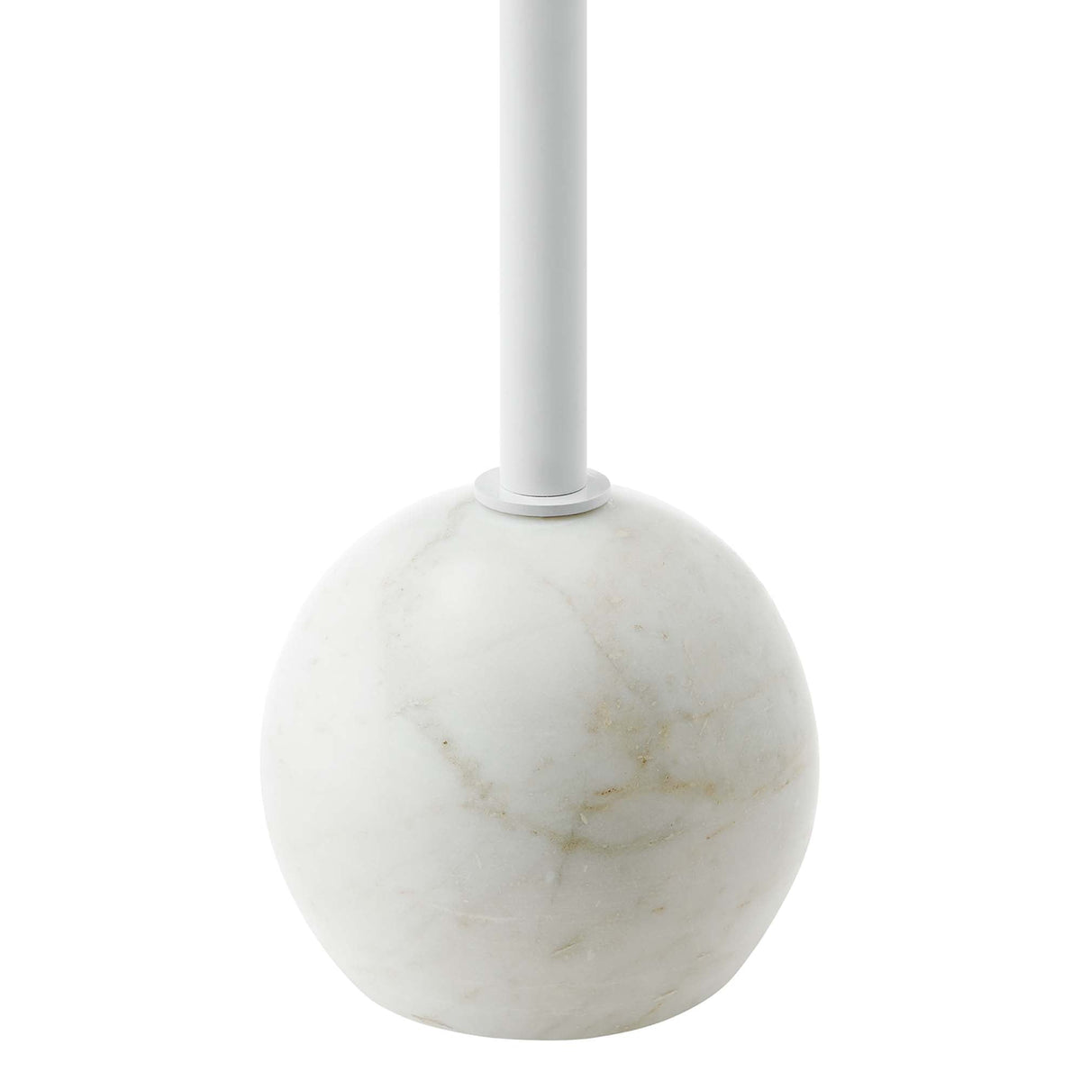 Aliza Round White Marble Side Table by Modway, photo 27 of 30