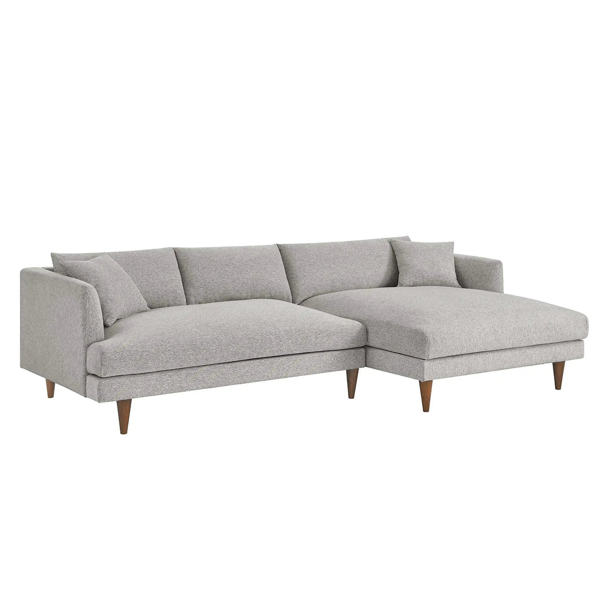 Zoya Right-Facing Down Filled Overstuffed Sectional Sofa by Modway by HouseOfZazla