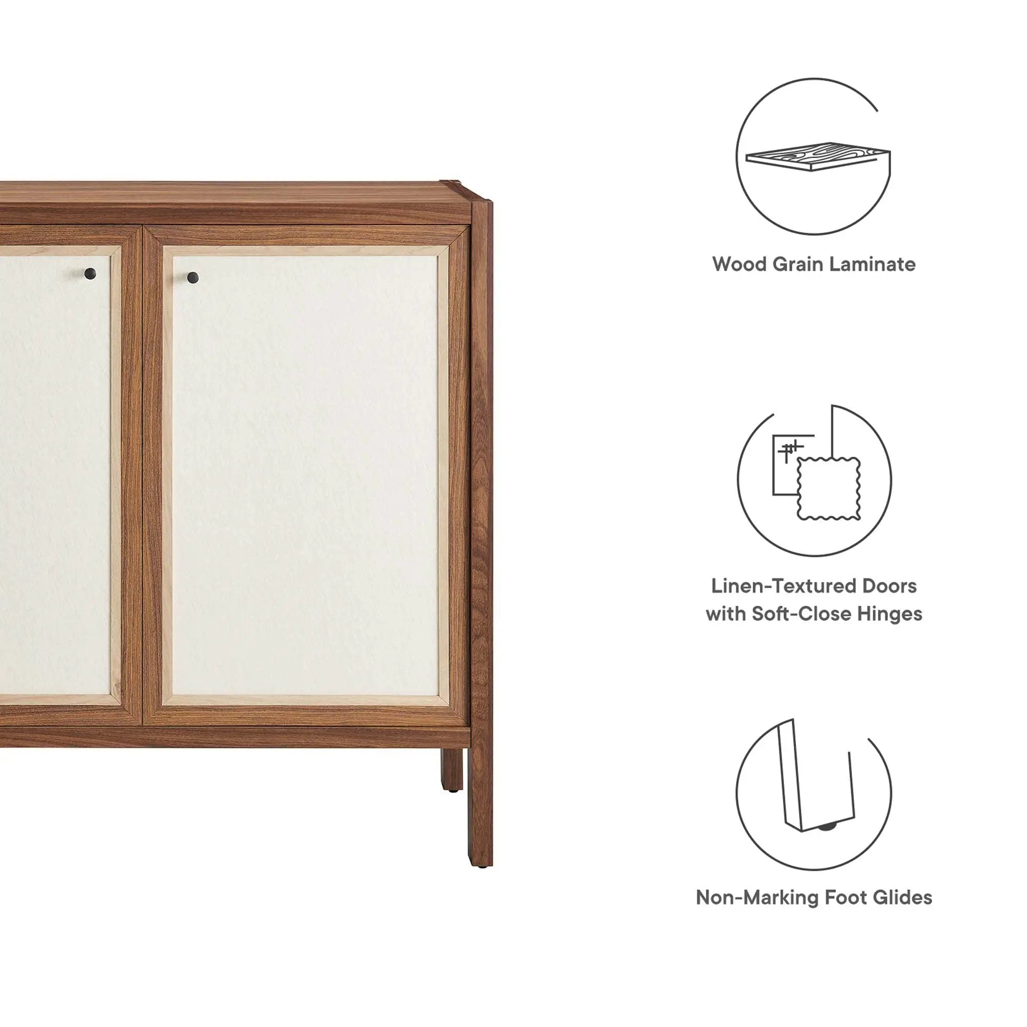 Capri 33" Wood Grain Storage Cabinet by Modway by HouseOfZazla