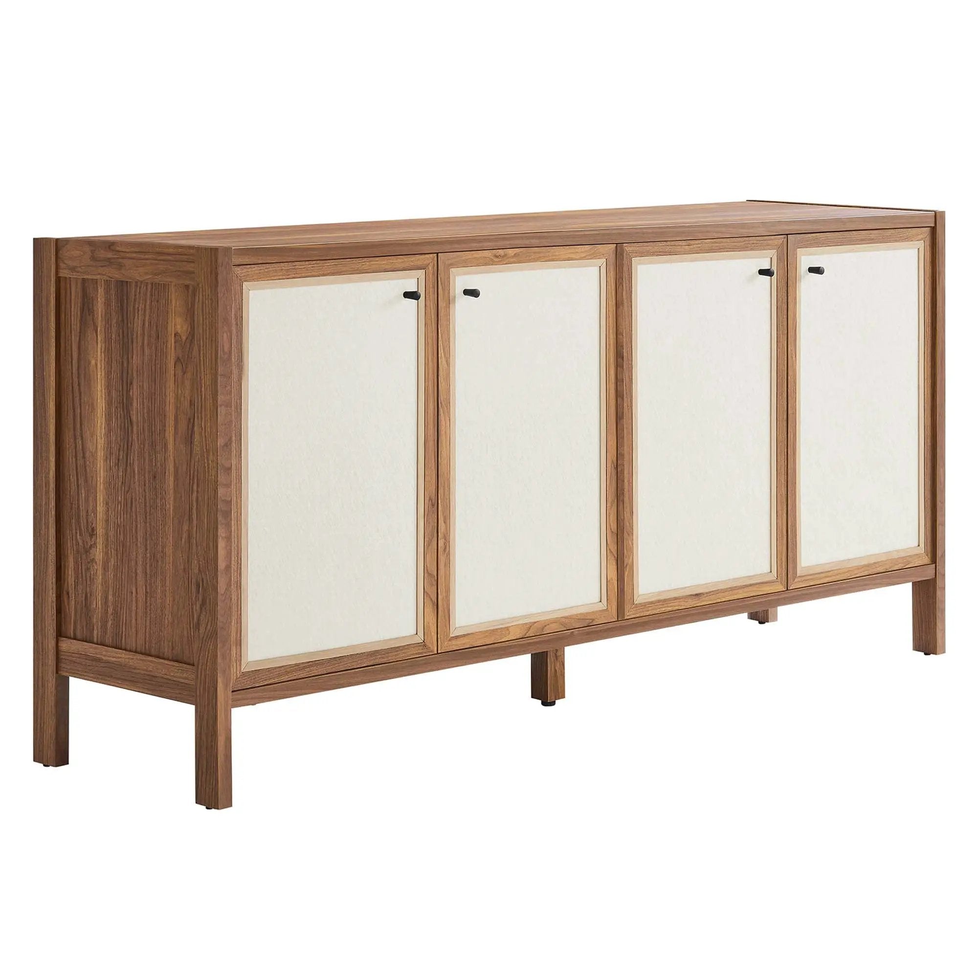 Capri 65" Wood Grain Sideboard Storage Cabinet by Modway by HouseOfZazla