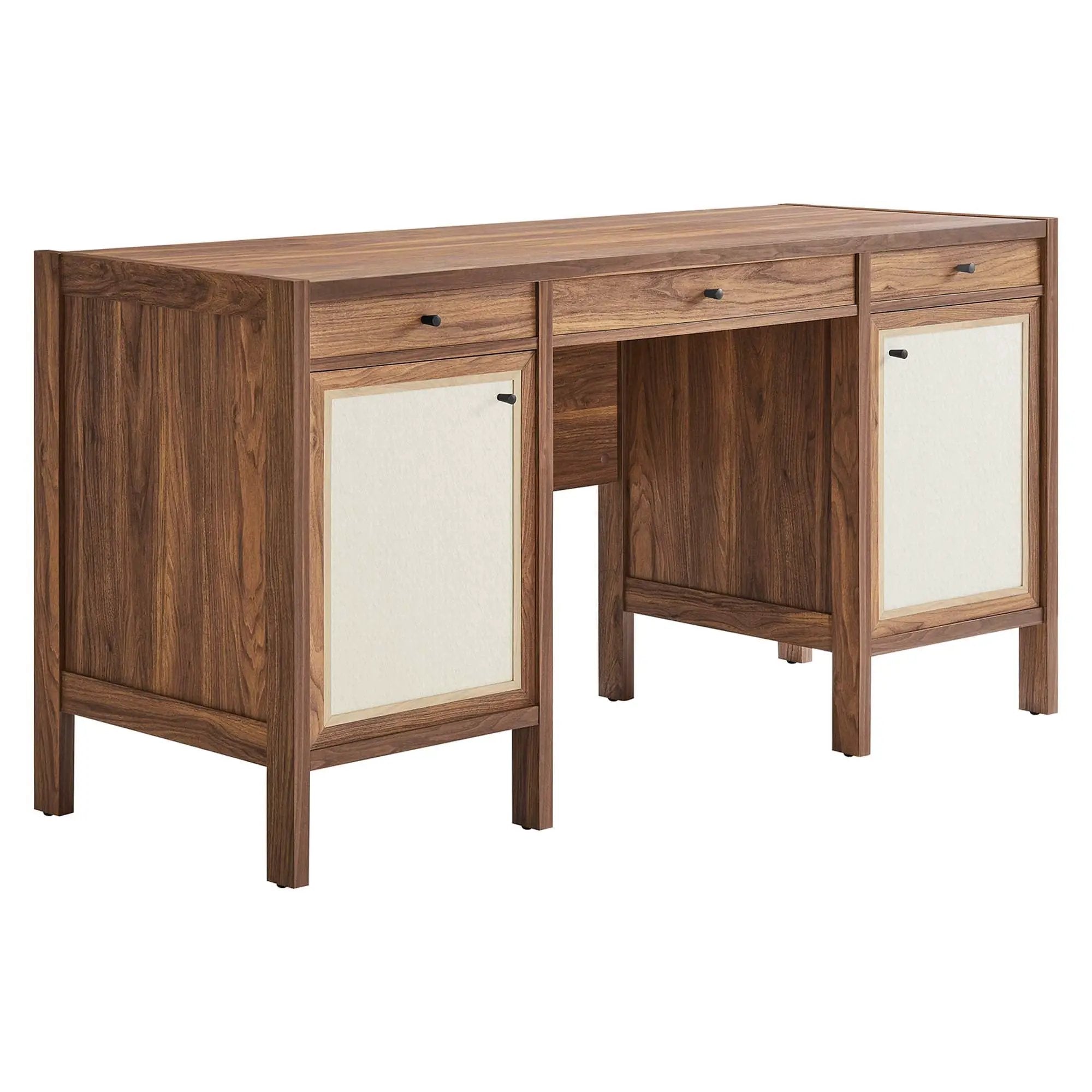 Capri 58" Wood Grain Office Desk by Modway by HouseOfZazla