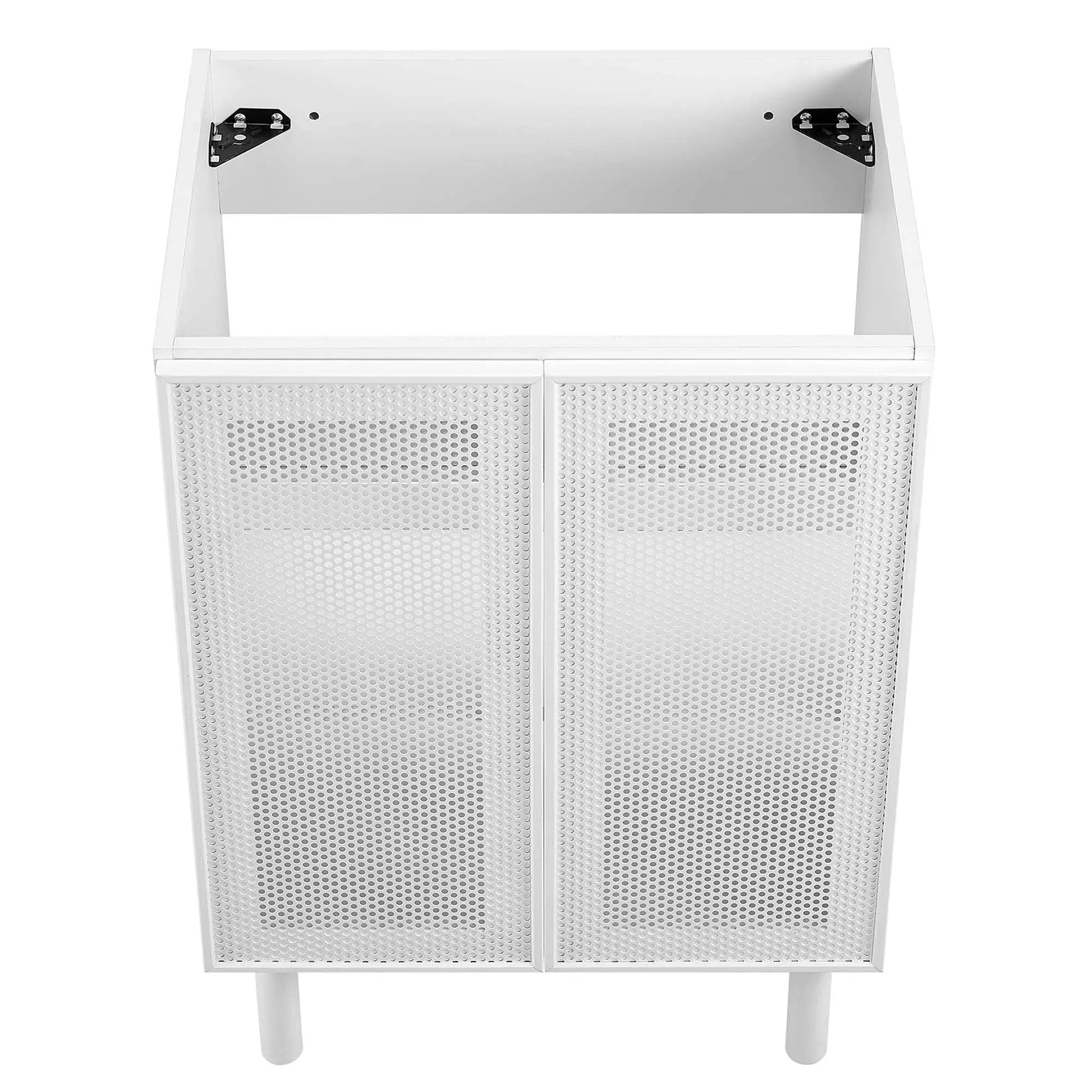Calla 24" Perforated Metal Bathroom Vanity Cabinet by HouseOfZazla