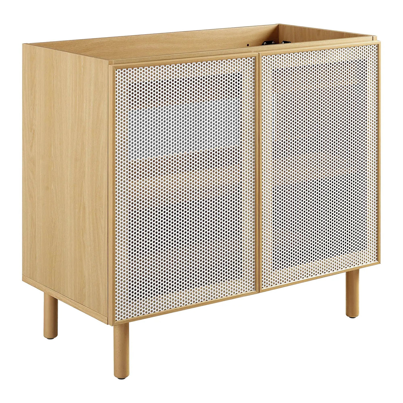 Calla 36" Perforated Metal Bathroom Vanity Cabinet by Modway by HouseOfZazla