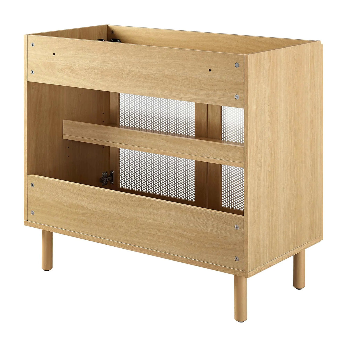 Calla 36" Perforated Metal Bathroom Vanity Cabinet by Modway by HouseOfZazla