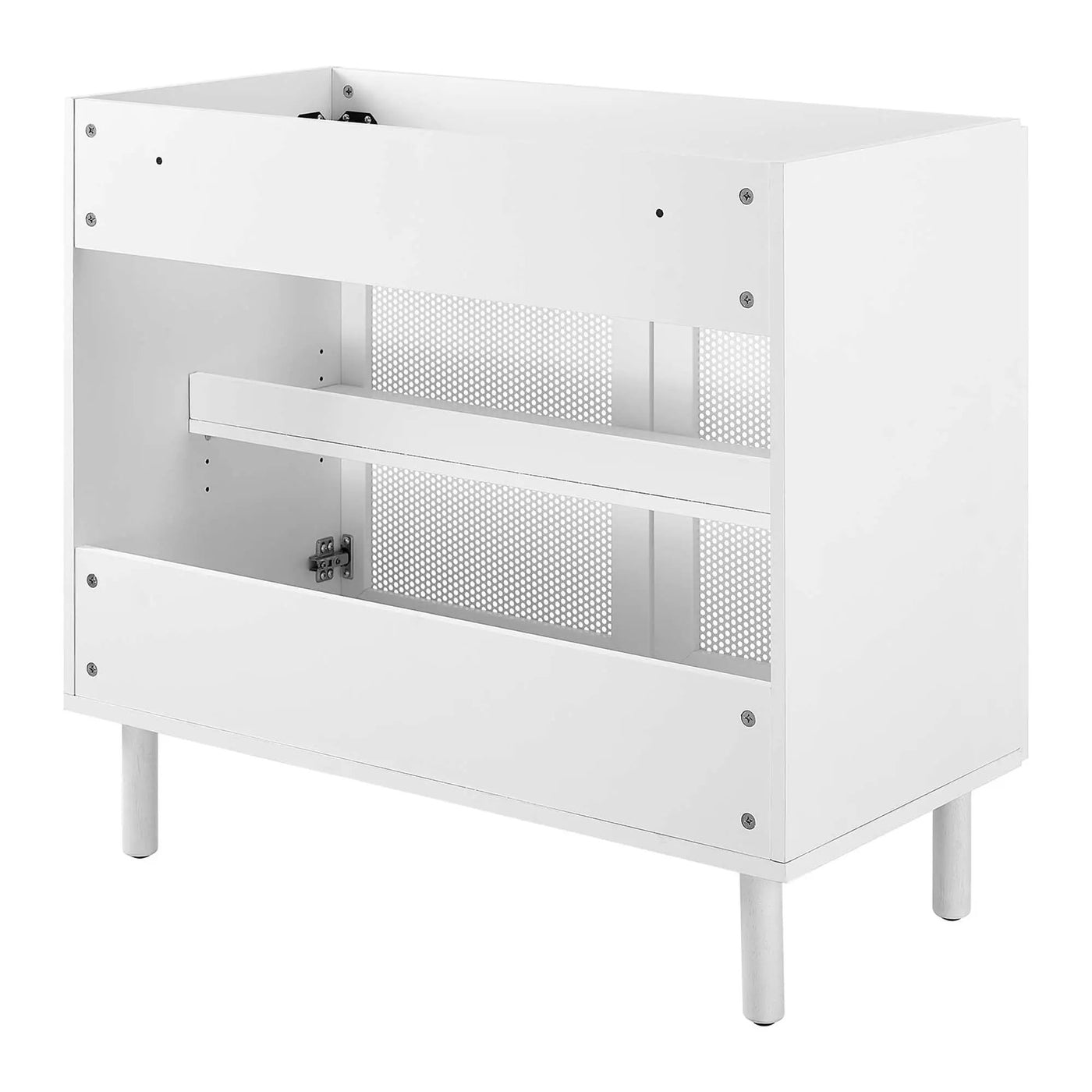 Calla 36" Perforated Metal Bathroom Vanity Cabinet by Modway by HouseOfZazla