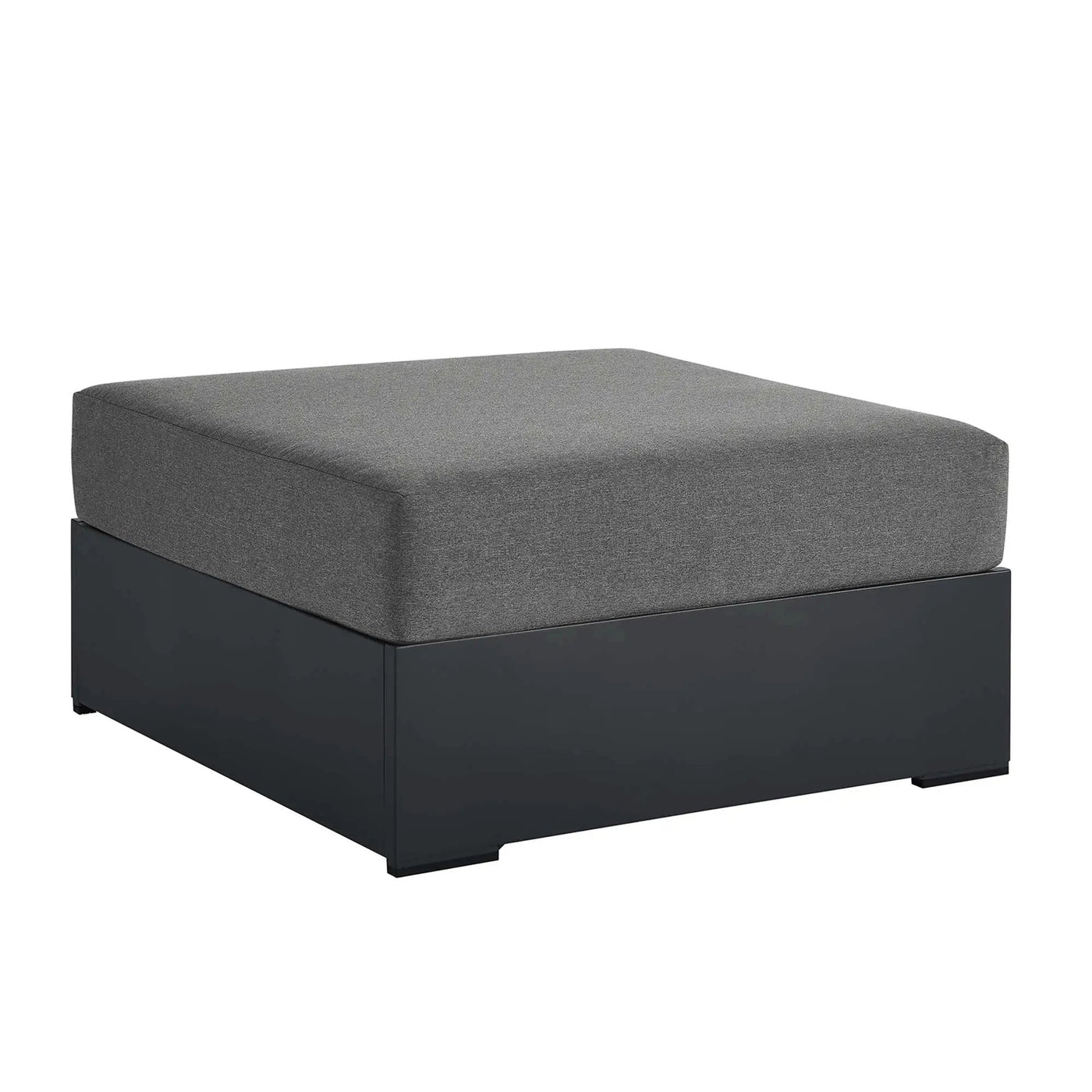 Tahoe Outdoor Patio Powder-Coated Aluminum Ottoman by Modway by HouseOfZazla