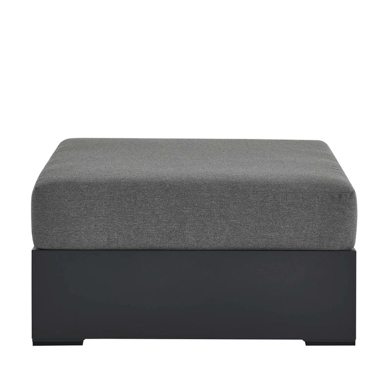 Tahoe Outdoor Patio Powder-Coated Aluminum Ottoman by Modway by HouseOfZazla