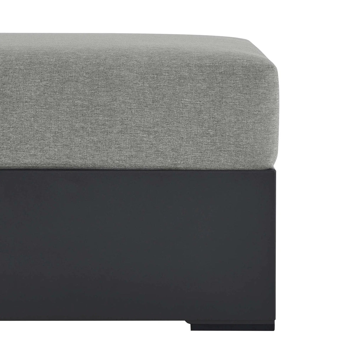 Tahoe Outdoor Patio Powder-Coated Aluminum Ottoman by Modway by HouseOfZazla