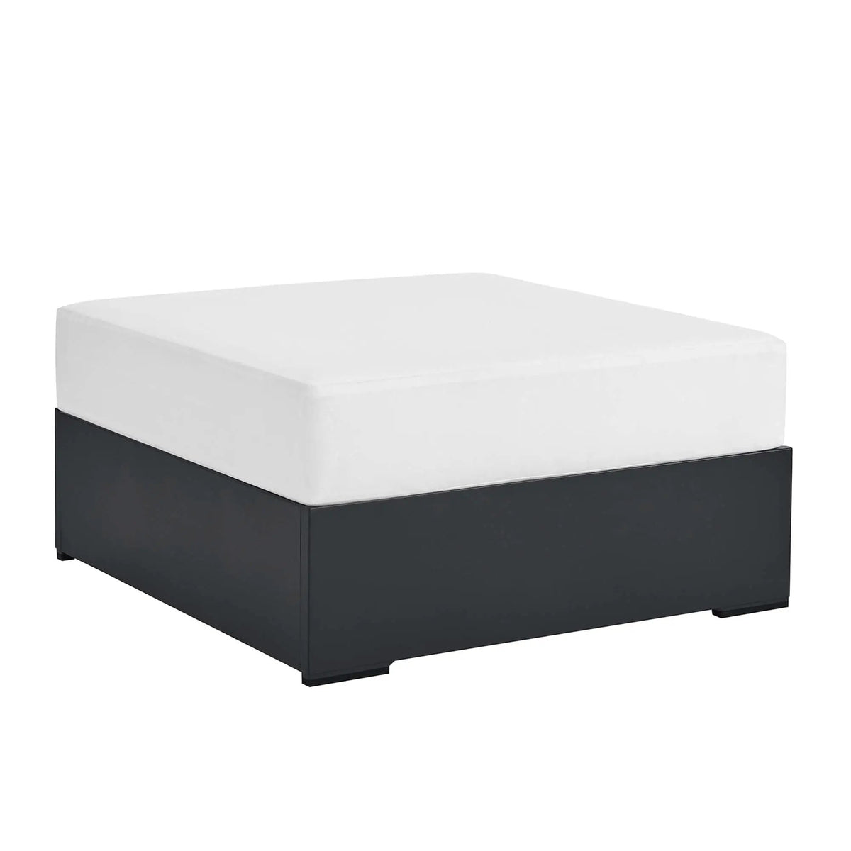 Tahoe Outdoor Patio Powder-Coated Aluminum Ottoman by Modway by HouseOfZazla