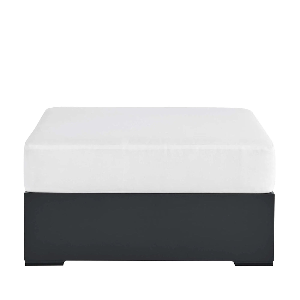 Tahoe Outdoor Patio Powder-Coated Aluminum Ottoman by Modway by HouseOfZazla