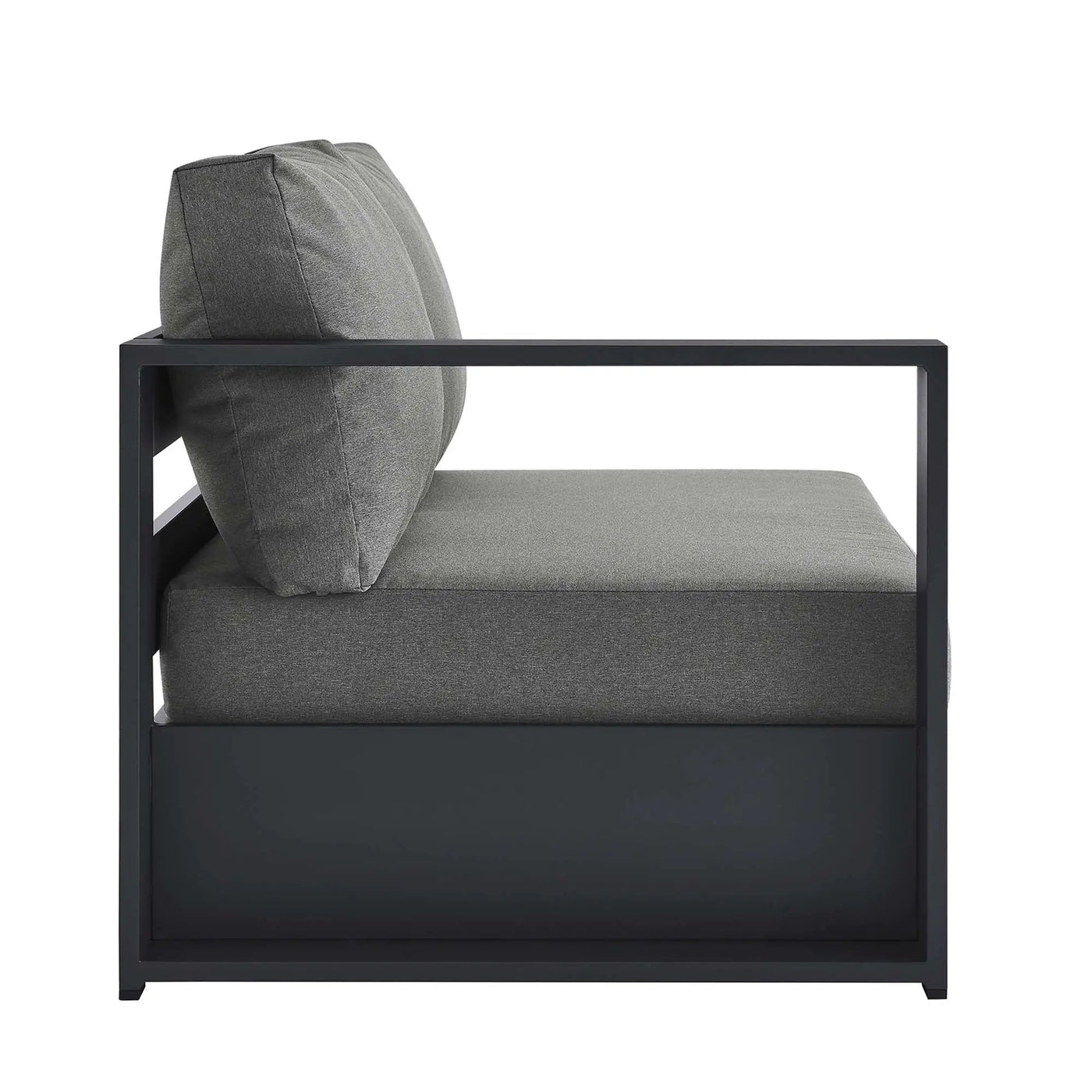 Tahoe Outdoor Patio Powder-Coated Aluminum Modular Left-Facing Loveseat by HouseOfZazla