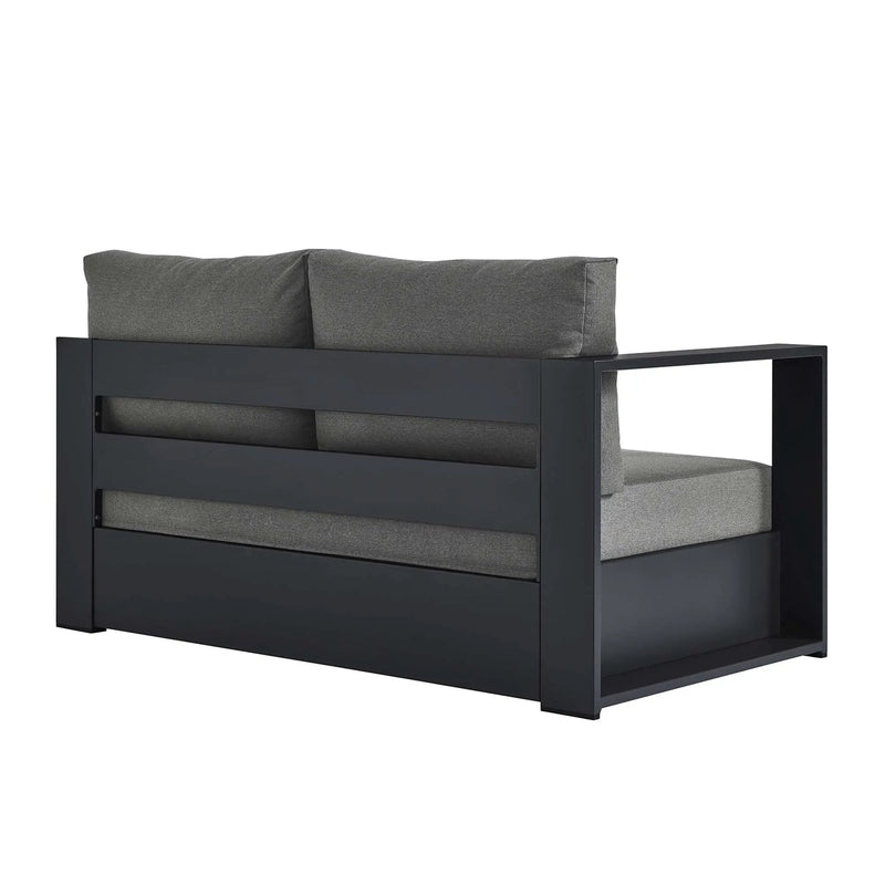 Tahoe Outdoor Patio Powder-Coated Aluminum Modular Left-Facing Loveseat by HouseOfZazla