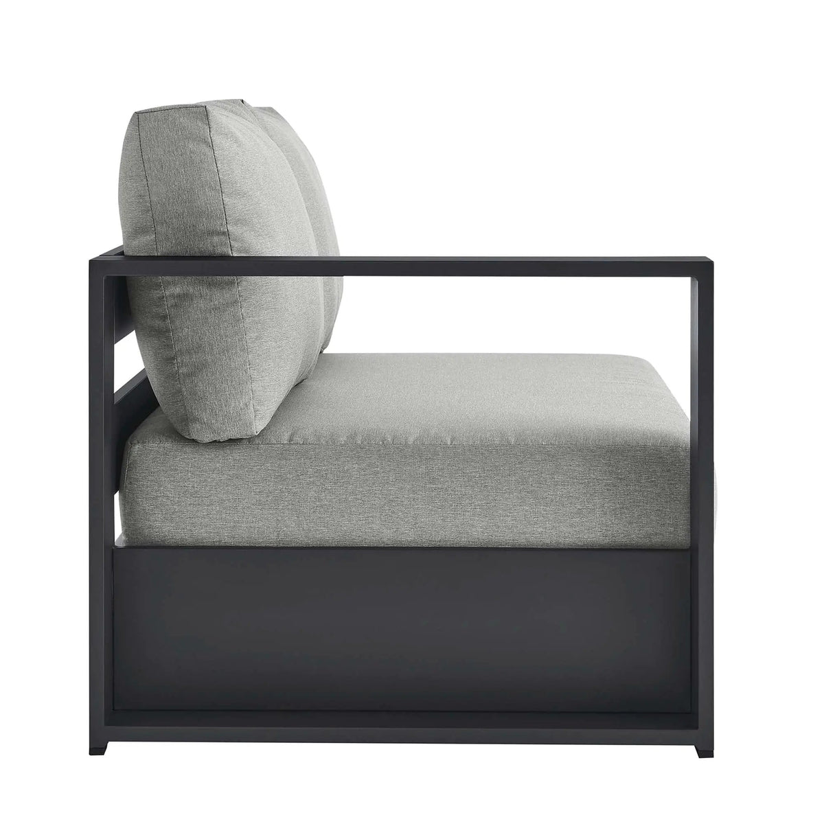 Tahoe Outdoor Patio Powder-Coated Aluminum Modular Left-Facing Loveseat by HouseOfZazla