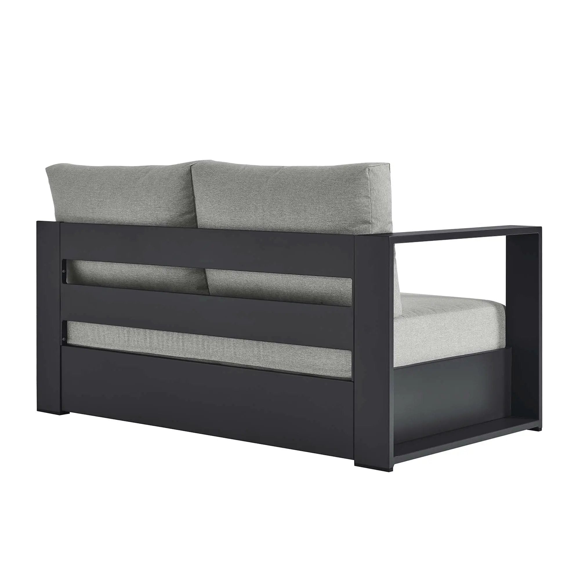 Tahoe Outdoor Patio Powder-Coated Aluminum Modular Left-Facing Loveseat by HouseOfZazla