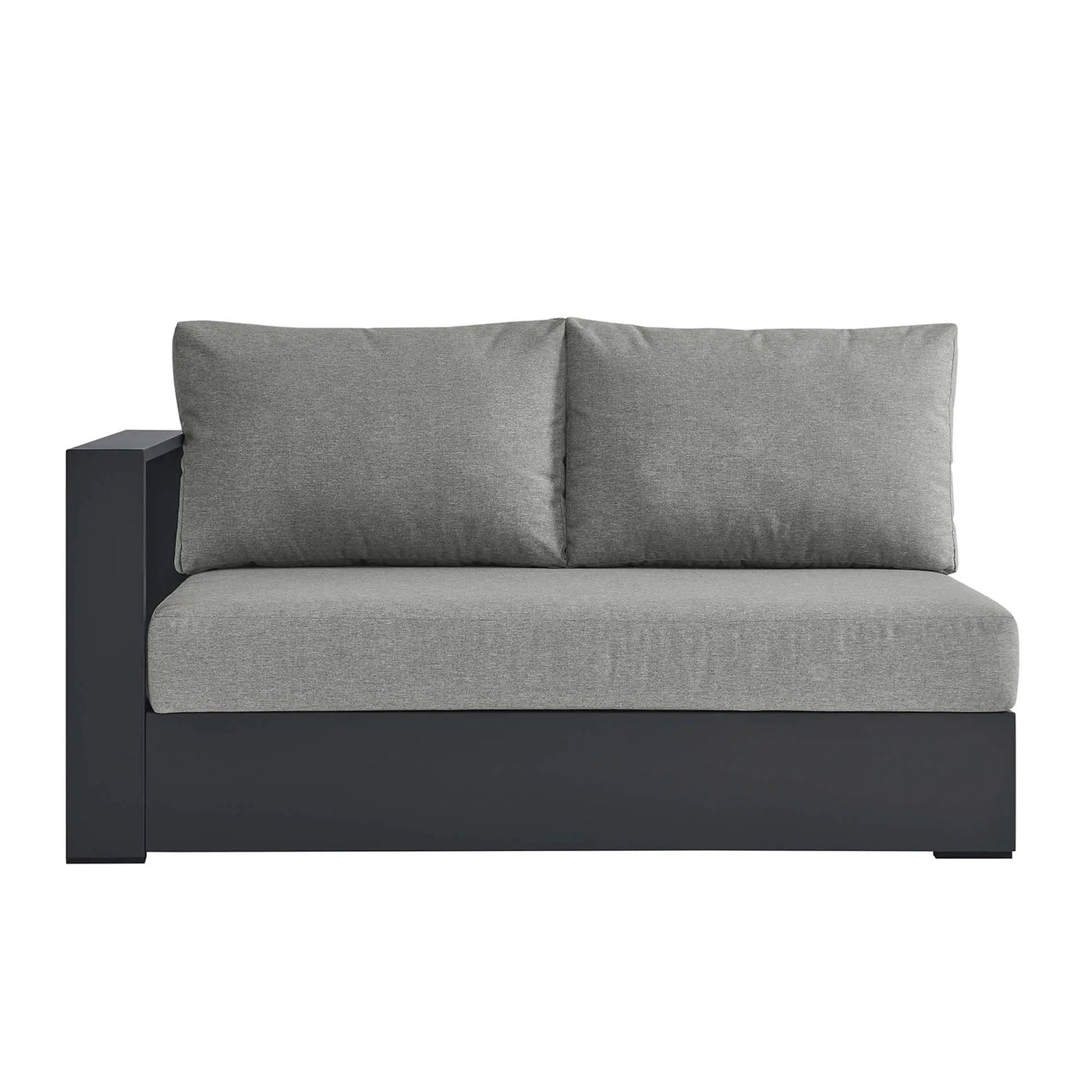 Tahoe Outdoor Patio Powder-Coated Aluminum Modular Left-Facing Loveseat by HouseOfZazla