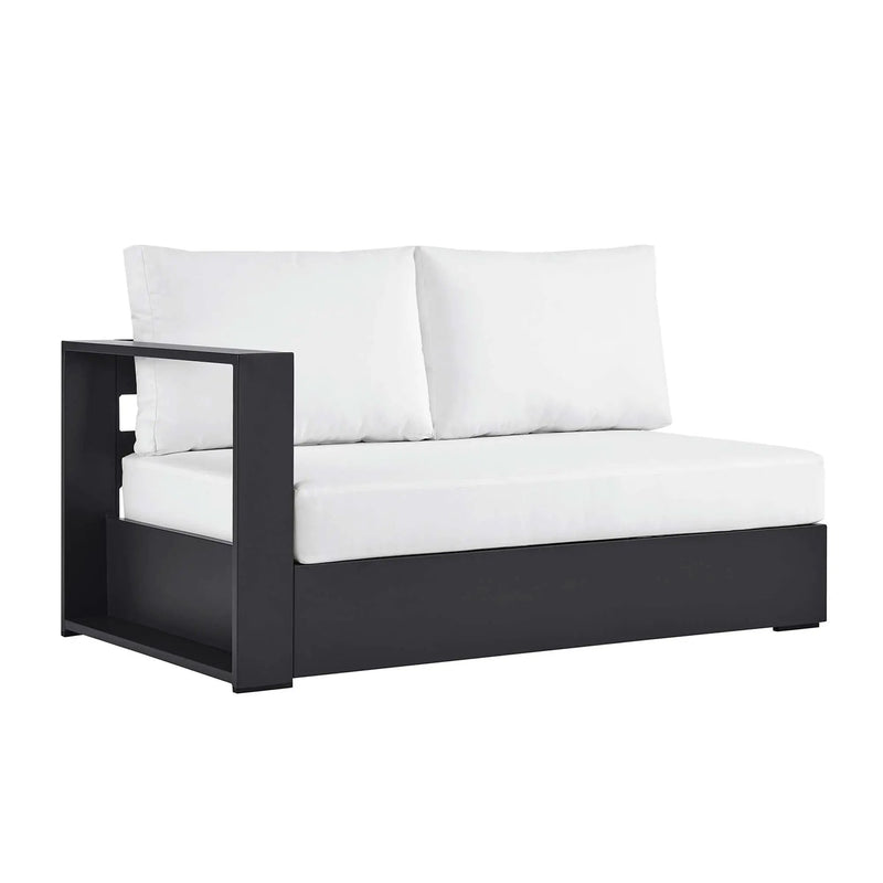 Tahoe Outdoor Patio Powder-Coated Aluminum Modular Left-Facing Loveseat by HouseOfZazla