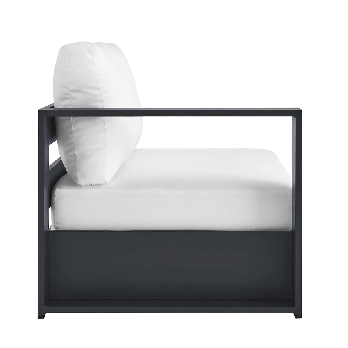 Tahoe Outdoor Patio Powder-Coated Aluminum Modular Left-Facing Loveseat by HouseOfZazla