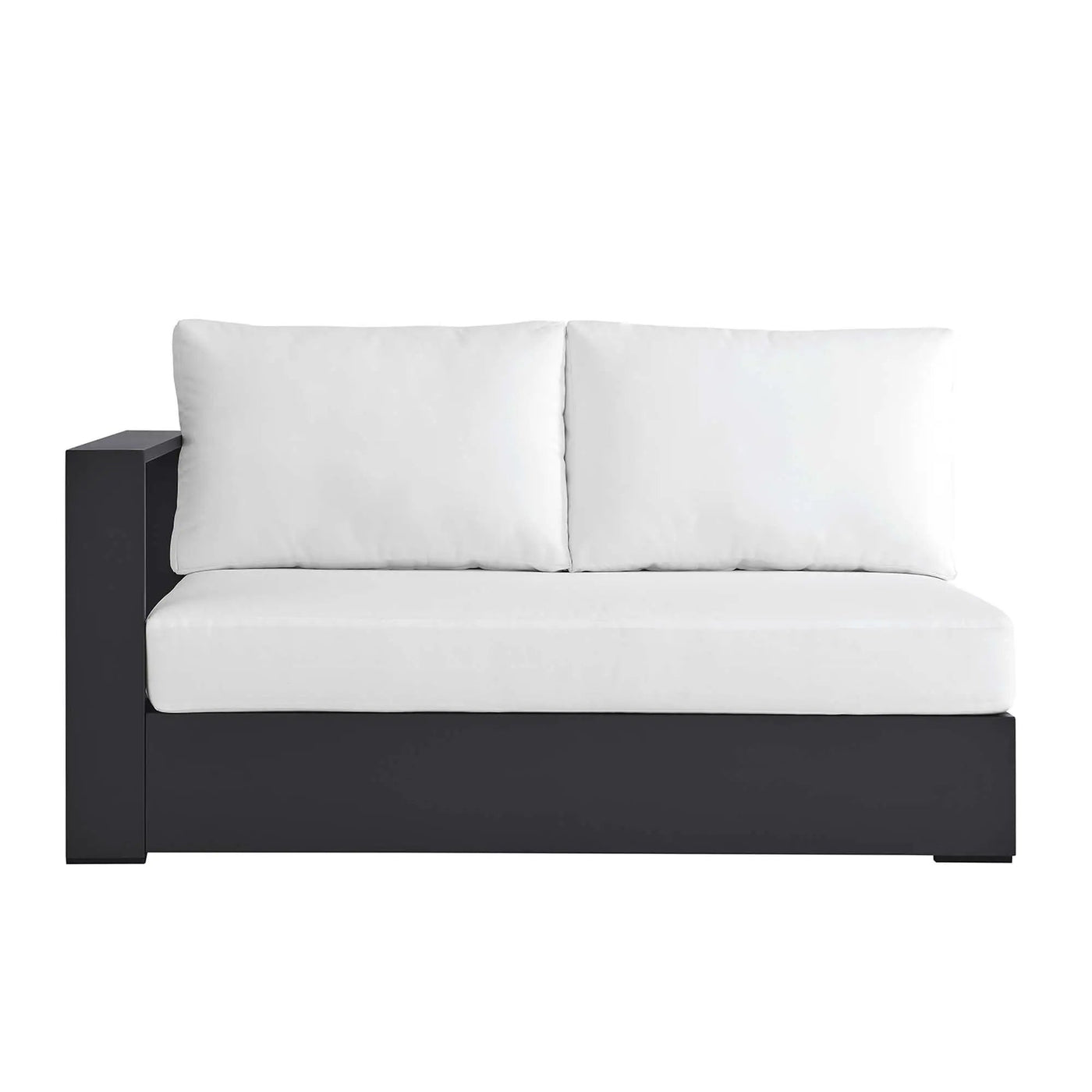 Tahoe Outdoor Patio Powder-Coated Aluminum Modular Left-Facing Loveseat by HouseOfZazla