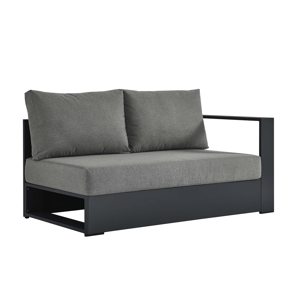 Tahoe Outdoor Patio Powder-Coated Aluminum Modular Right-Facing Loveseat by Modway