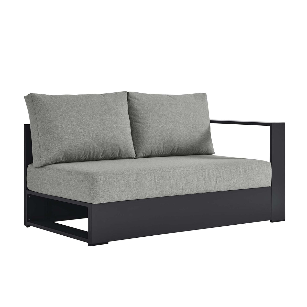 Tahoe Outdoor Patio Powder-Coated Aluminum Modular Right-Facing Loveseat by Modway, photo 10 of 27