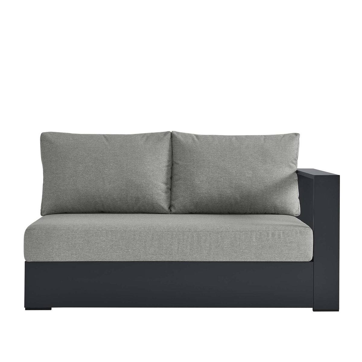 Tahoe Outdoor Patio Powder-Coated Aluminum Modular Right-Facing Loveseat by Modway, photo 15 of 27