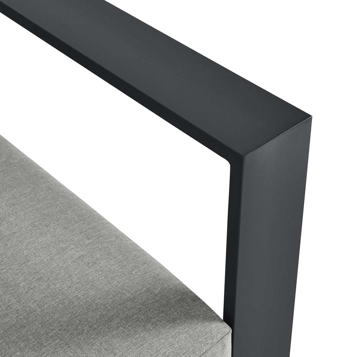 Tahoe Outdoor Patio Powder-Coated Aluminum Modular Right-Facing Loveseat by Modway, photo 16 of 27