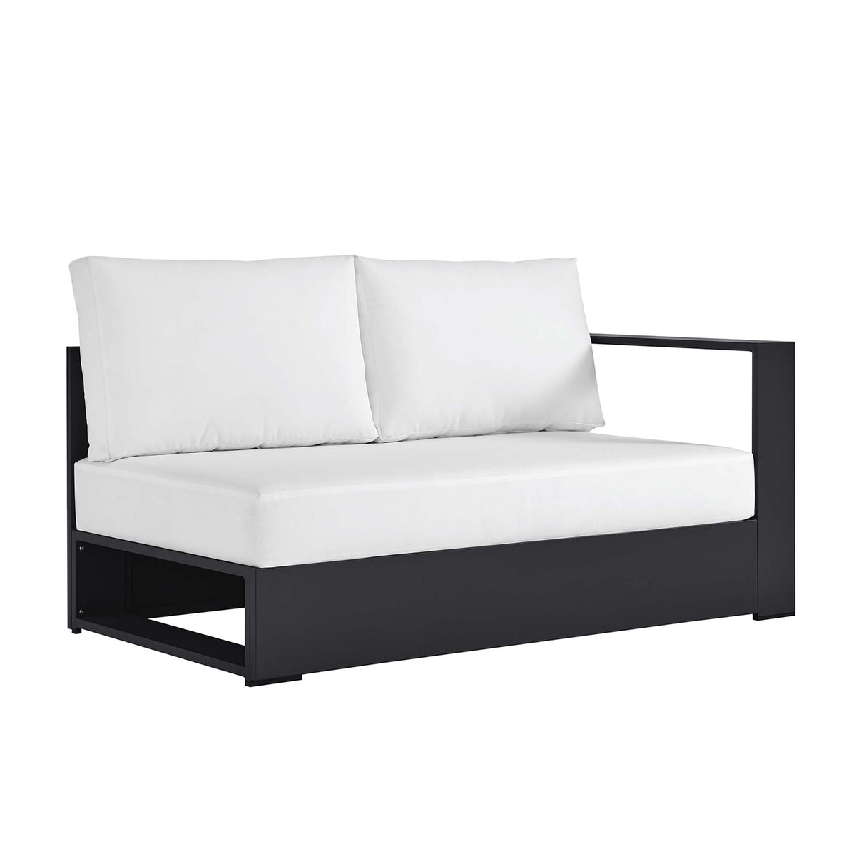 Tahoe Outdoor Patio Powder-Coated Aluminum Modular Right-Facing Loveseat by Modway, photo 19 of 27