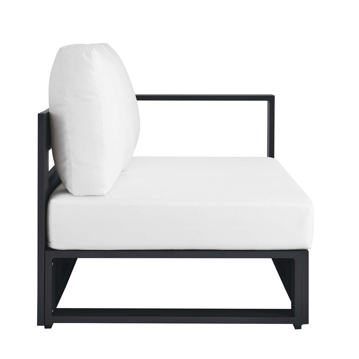 Tahoe Outdoor Patio Powder-Coated Aluminum Modular Right-Facing Loveseat by Modway, photo 22 of 27